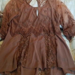 Sheer blouse BKE Boutique